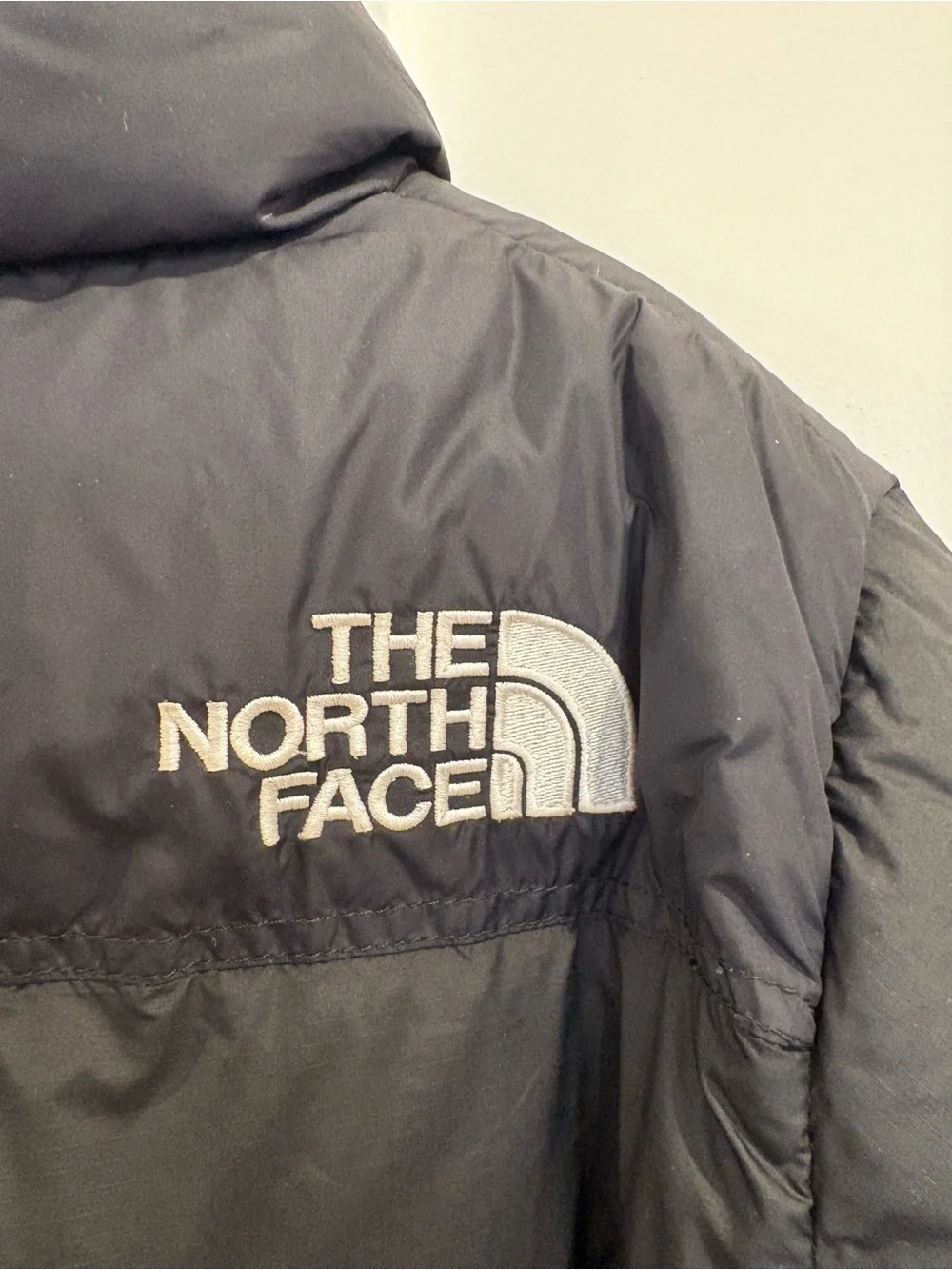 The North Face Black Kids Puffer Jacket with Logo
